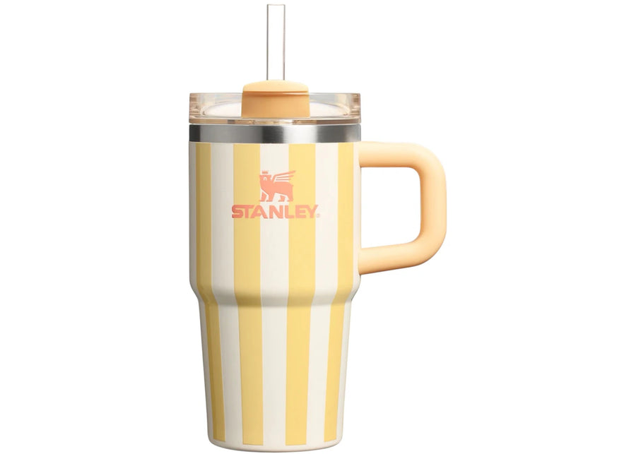 Gobelet Stanley Flowstate Quencher 59 cl, couleur Butter Cabana Gloss