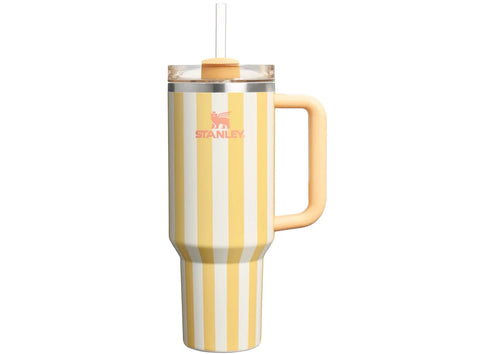 Stanley Flowstate Quencher 40oz Tumbler Butter Cabana Gloss