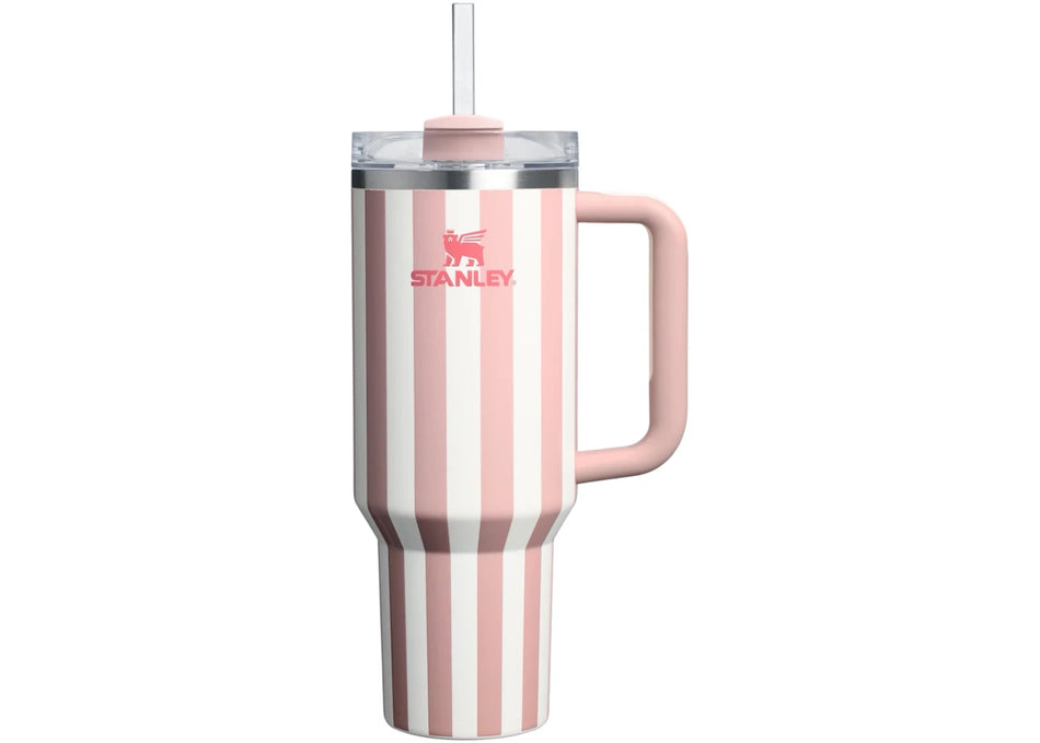 Stanley Flowstate Quencher 40oz Tumbler Peach Whip Cabana Gloss