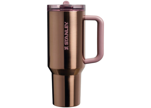 Stanley Mesa Rose Collection Protour Flip Straw Quencher 40oz Tumbler Polished Rose Gold