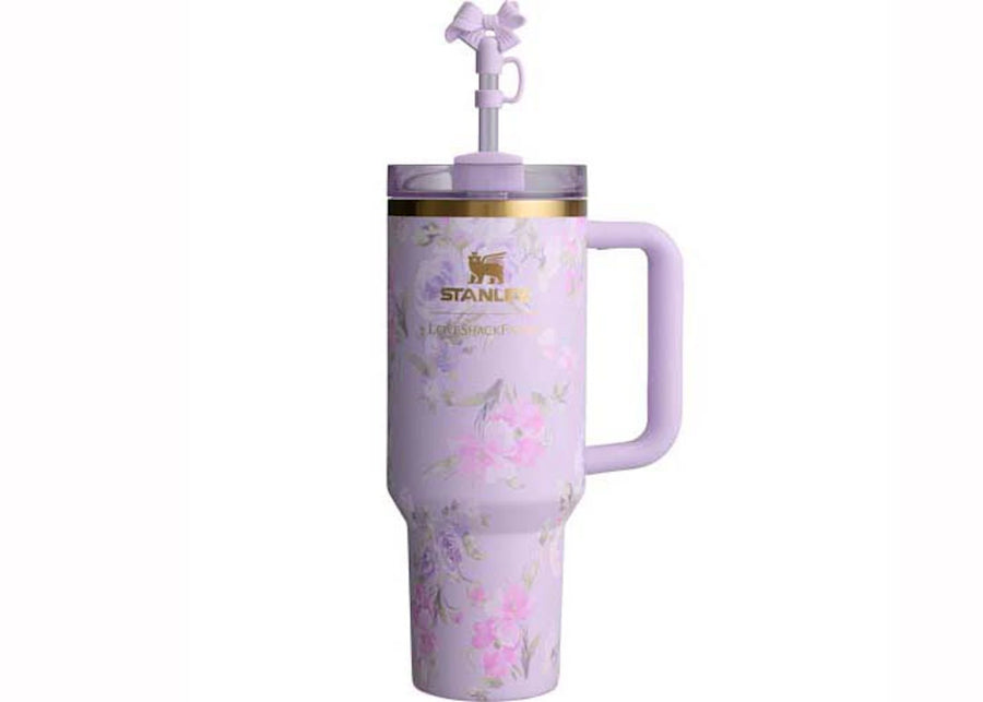 Gobelet isotherme Stanley x LoveShackFancy Flowstate Quencher 40 oz - HappyThoughts