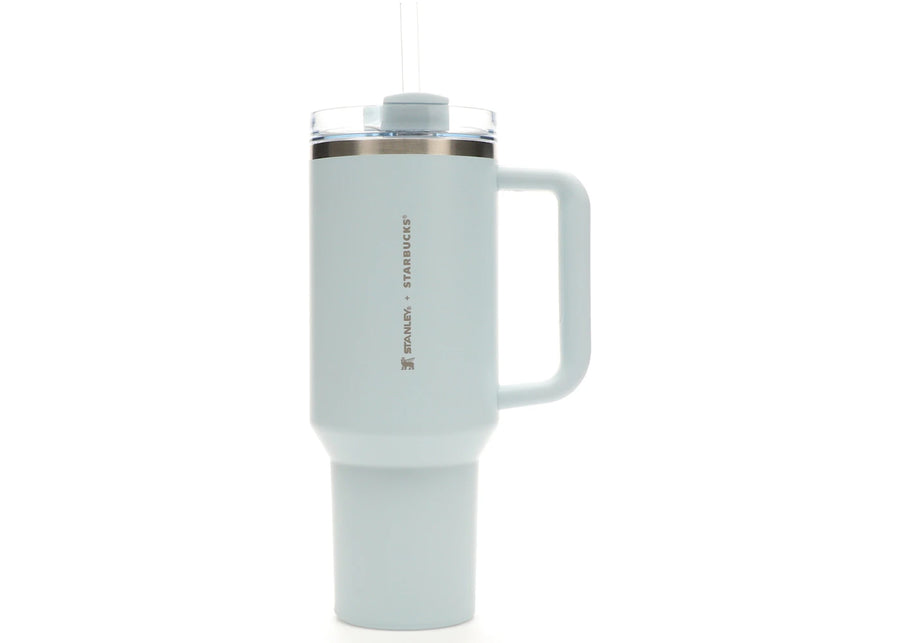 Stanley x Starbucks Flowstate Quencher 40oz Tumbler Blue Spring