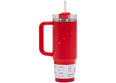 Stanley x Target Exclusive Valentines Day Flowstate Quencher 30oz Tumbler Ruby Hearts