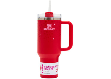 Stanley x Target Exclusive Valentines Day Flowstate Quencher 40oz Tumbler Ruby Hearts
