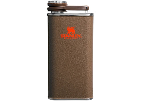 Stanley x The Post Malone Easy Fill 8oz Flask Post Malone Hammertone Coyote Brown