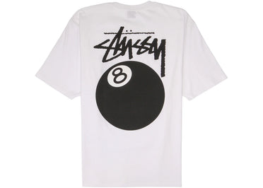 Stussy 8 Ball Tee White