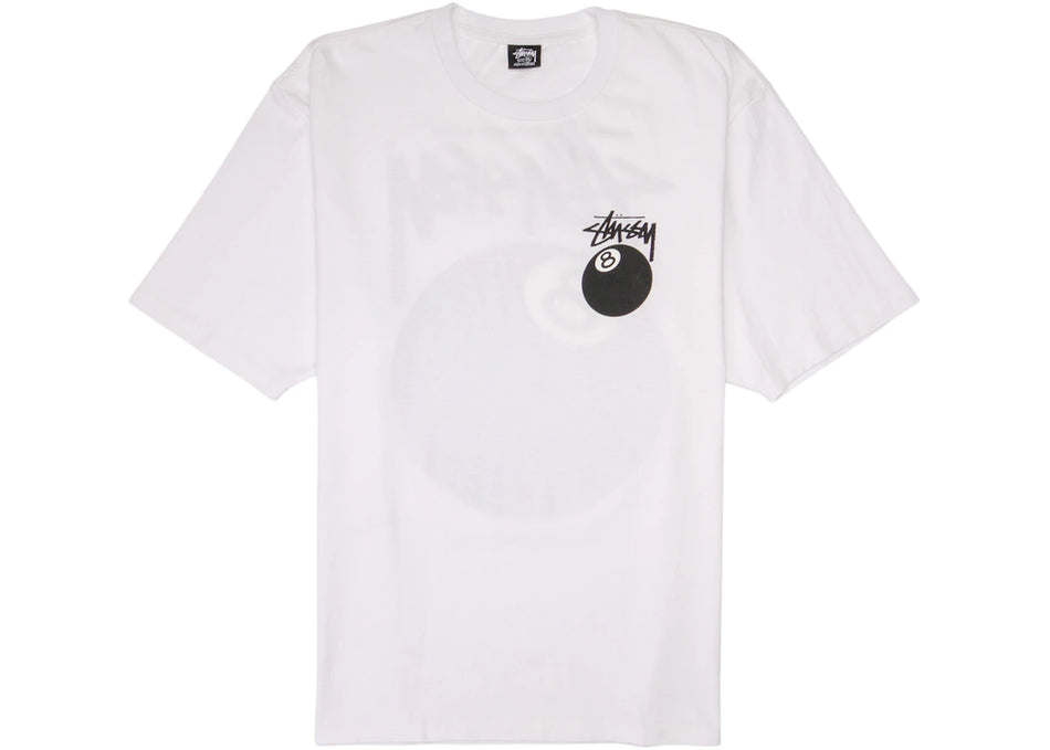 Stussy 8 Ball Tee White