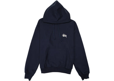 Stussy Basic Hoodie Navy/White