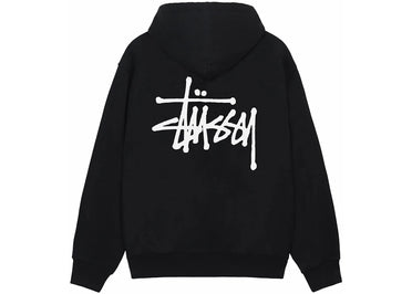 Stussy Basic Stussy Zip Hoodie Black
