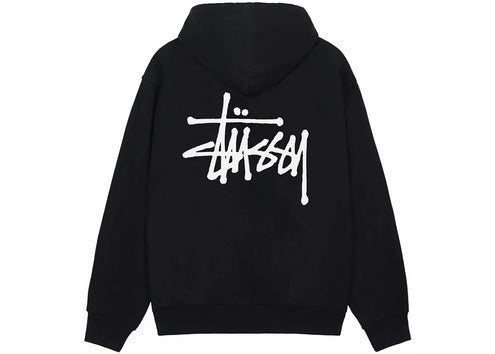 Stussy Basic Stussy Zip Hoodie Black