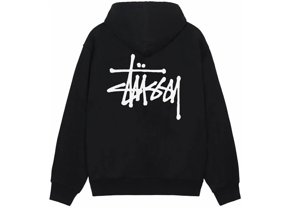Stussy Basic Stussy Zip Hoodie Black