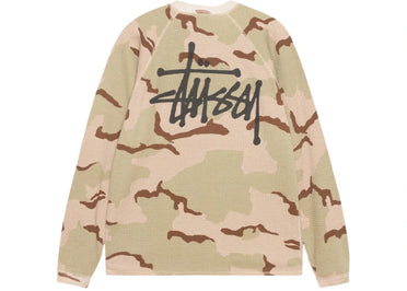 Stussy Basic Thermal Sand Camo