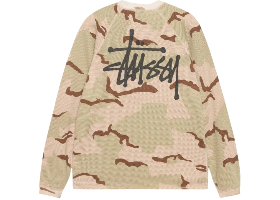Stussy Basic Thermal Sand Camo