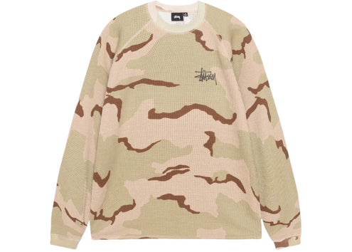 Stussy Basic Thermal Sand Camo