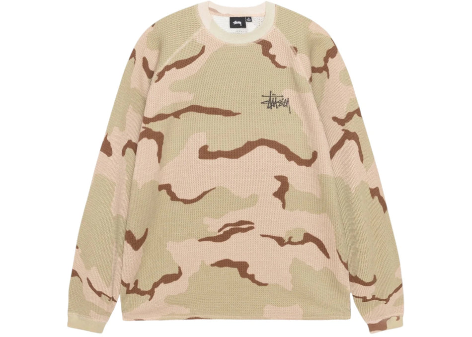 Stussy Basic Thermal Sand Camo