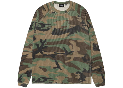 Stussy Basic Thermal Woodland Camo