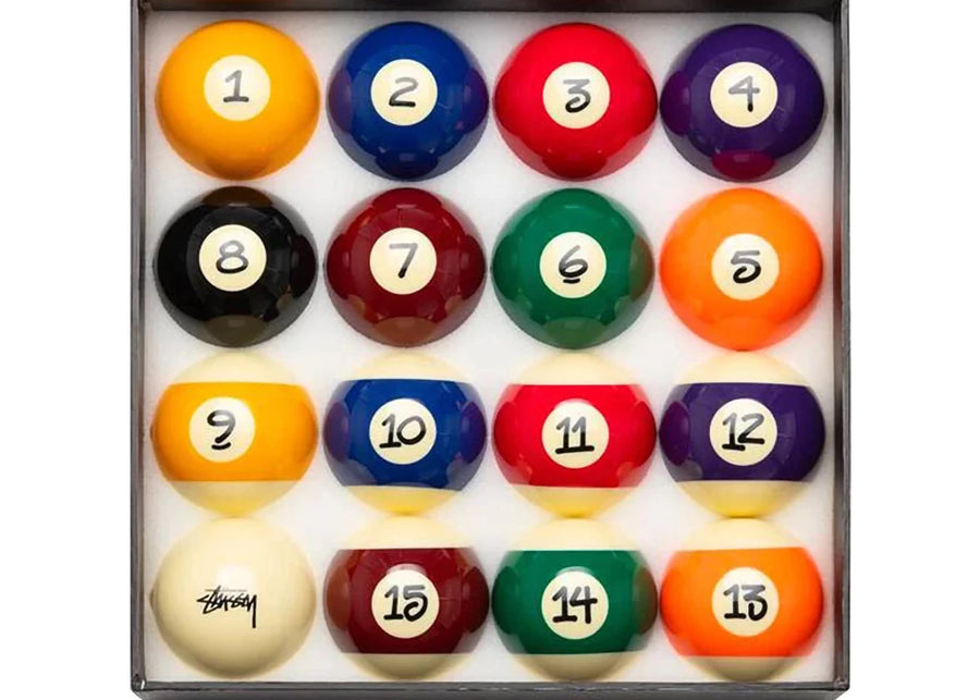 Ensemble de boules de billard Stussy Multi