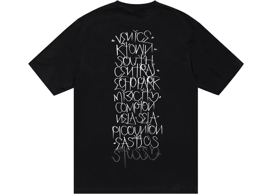 Stussy Born X Raised Handstyles Tee Black