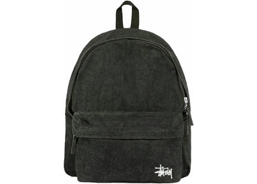 Stussy Canvas Backpack Washed Black