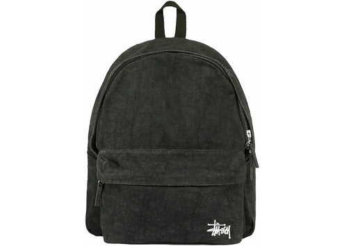 Stussy Canvas Backpack Washed Black