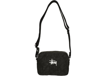 Stussy Canvas Side Pouch Washed Black