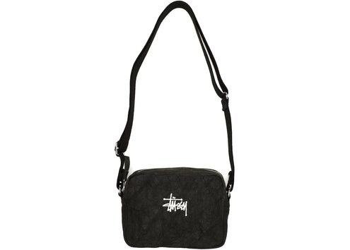 Stussy Canvas Side Pouch Washed Black