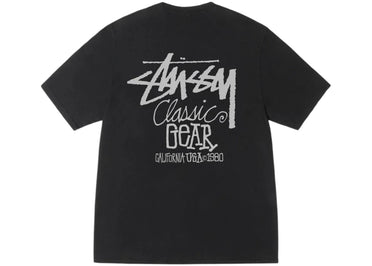 Stussy Classic Gear Pigment Dyed Tee Black