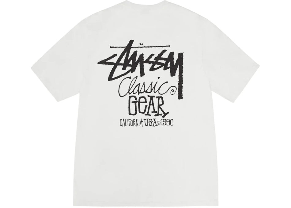 Stussy Classic Gear Pigment Dyed Tee Natural