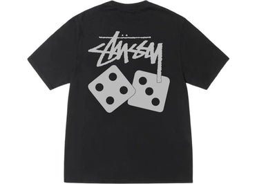 Stussy Dice Pigment Dyed Tee Black