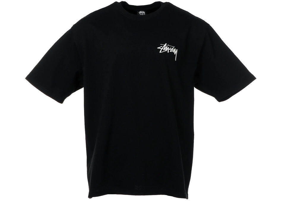 Stussy Fuzzy Dice Tee Black