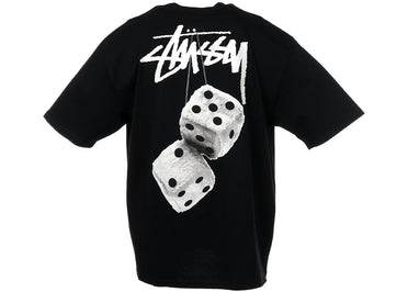Stussy Fuzzy Dice Tee Black