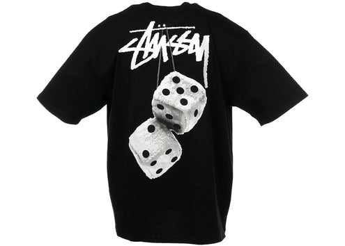 Stussy Fuzzy Dice Tee Black