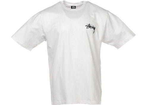 Stussy Fuzzy Dice Tee White