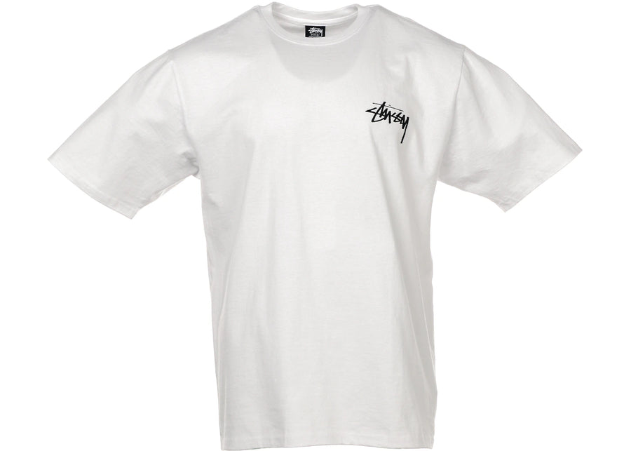 T-shirt Stussy Fuzzy Dice blanc