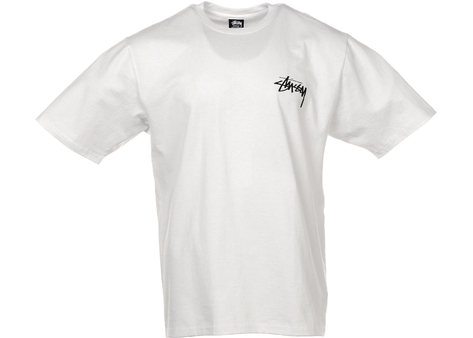 Stussy Fuzzy Dice Tee White