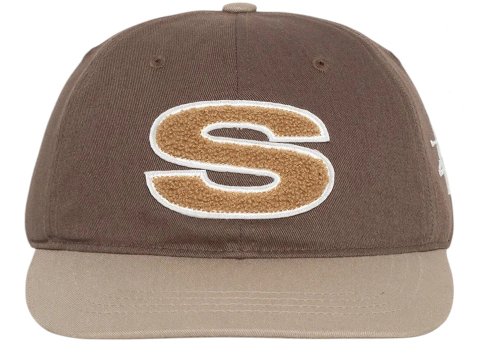 Stussy Low Pro Chenille S Strapback Hat Brown