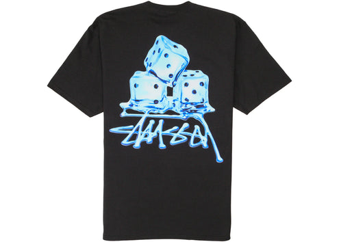 Stussy Melted Tee Black