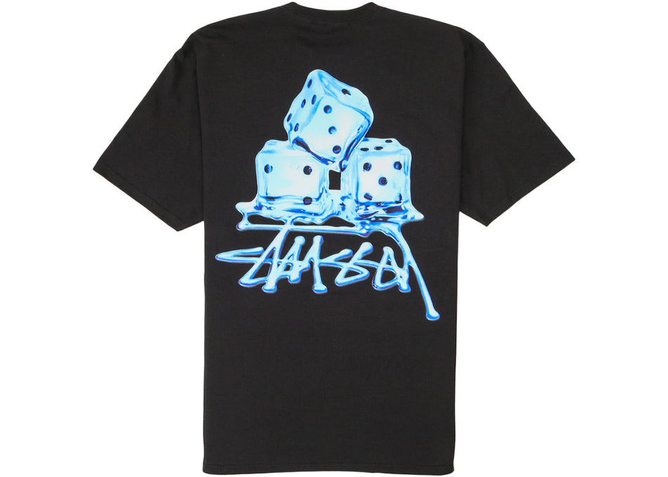 Stussy Melted Tee Black