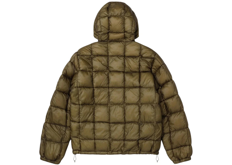 Doudoune Stussy mi-lourde à capuche olive