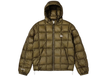 Stussy Midweight Hooded Puffer Olive