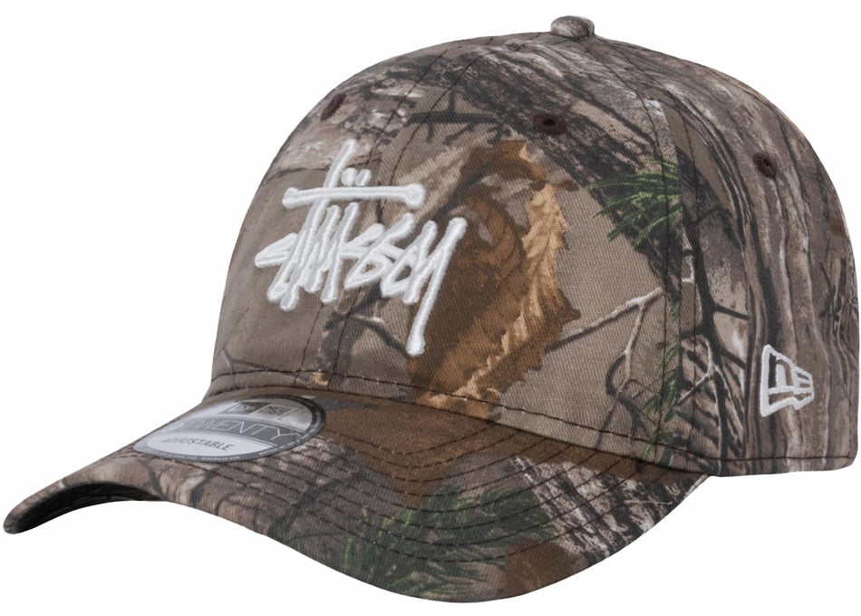 Stussy New Era 9Twenty Basic Strapback Real Tree Edge