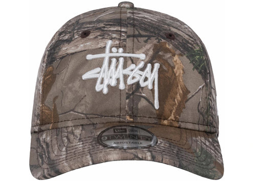 Stussy New Era 9Twenty Basic Strapback Real Tree Edge