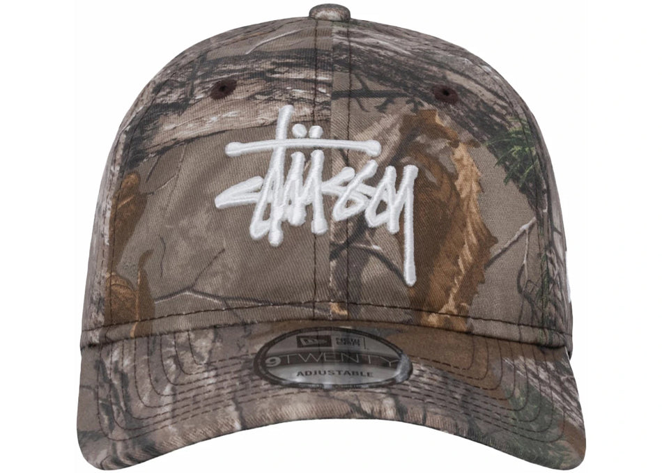 Stussy New Era 9Twenty Basic Strapback Real Tree Edge