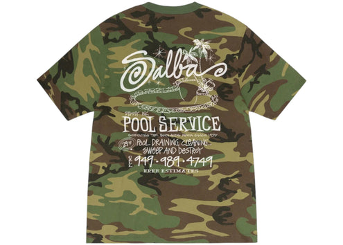 Stussy Pool Service Pigment Dyed Tee Camo