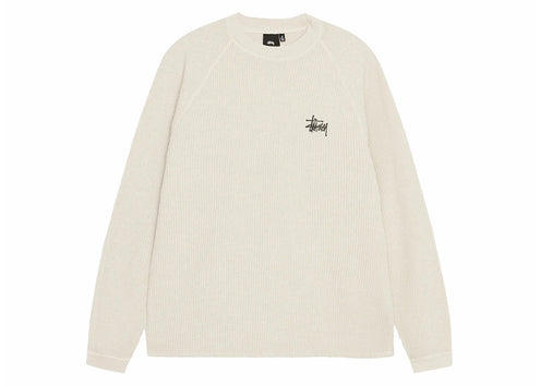 Stussy Raglan Thermal L/S Crew Bone