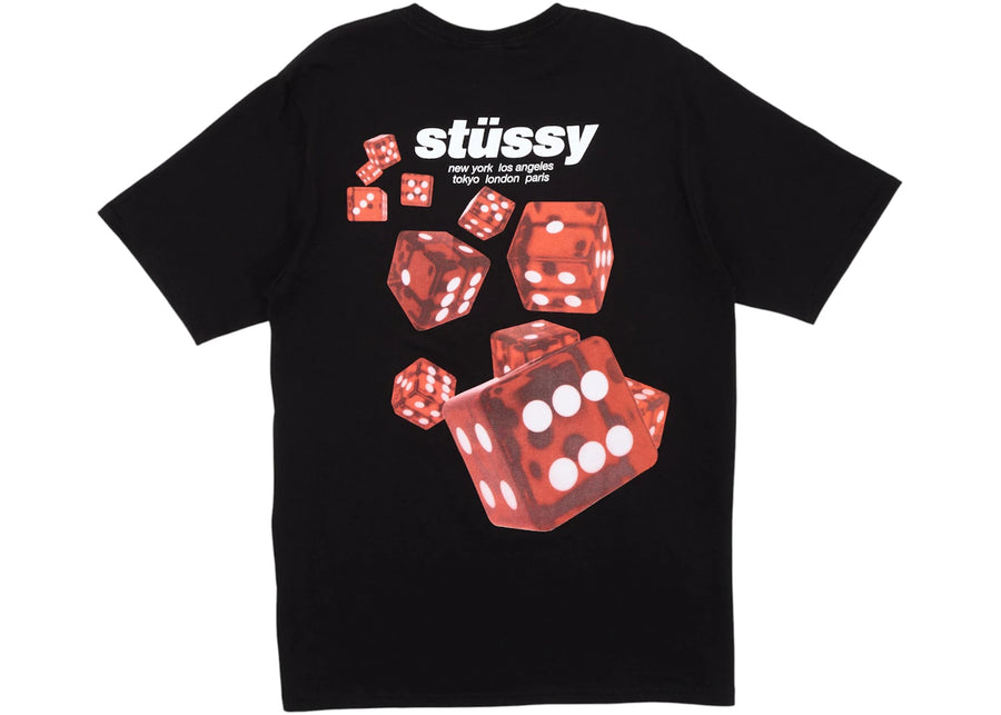 T-shirt Stussy Rollers noir