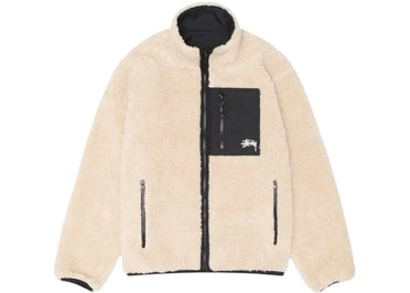 Stussy Sherpa Reversible Jacket Beige