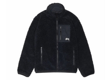 Stussy Sherpa Reversible Jacket Black