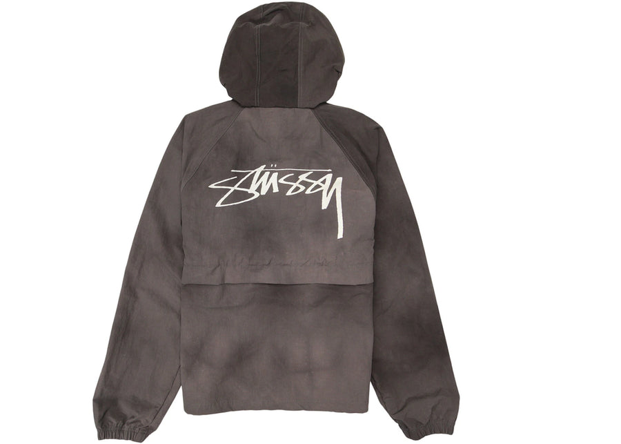 Stussy Wave Dye Beach Shell Jacket Black