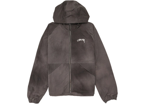 Stussy Wave Dye Beach Shell Jacket Black